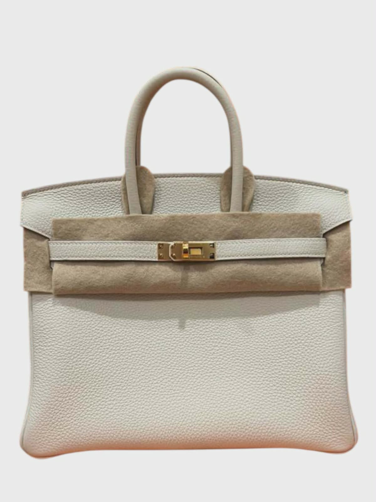 Hermes Birkin Retourne 25 Mushroom Togo GHW