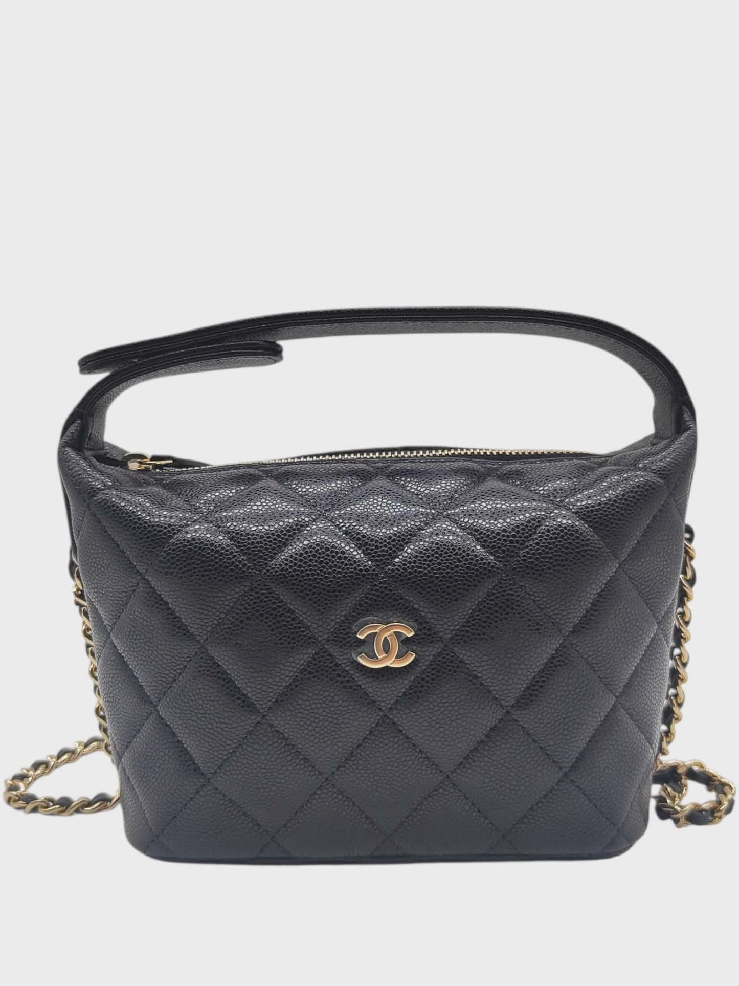Chanel Hobo Mini Black Caviar LGHW