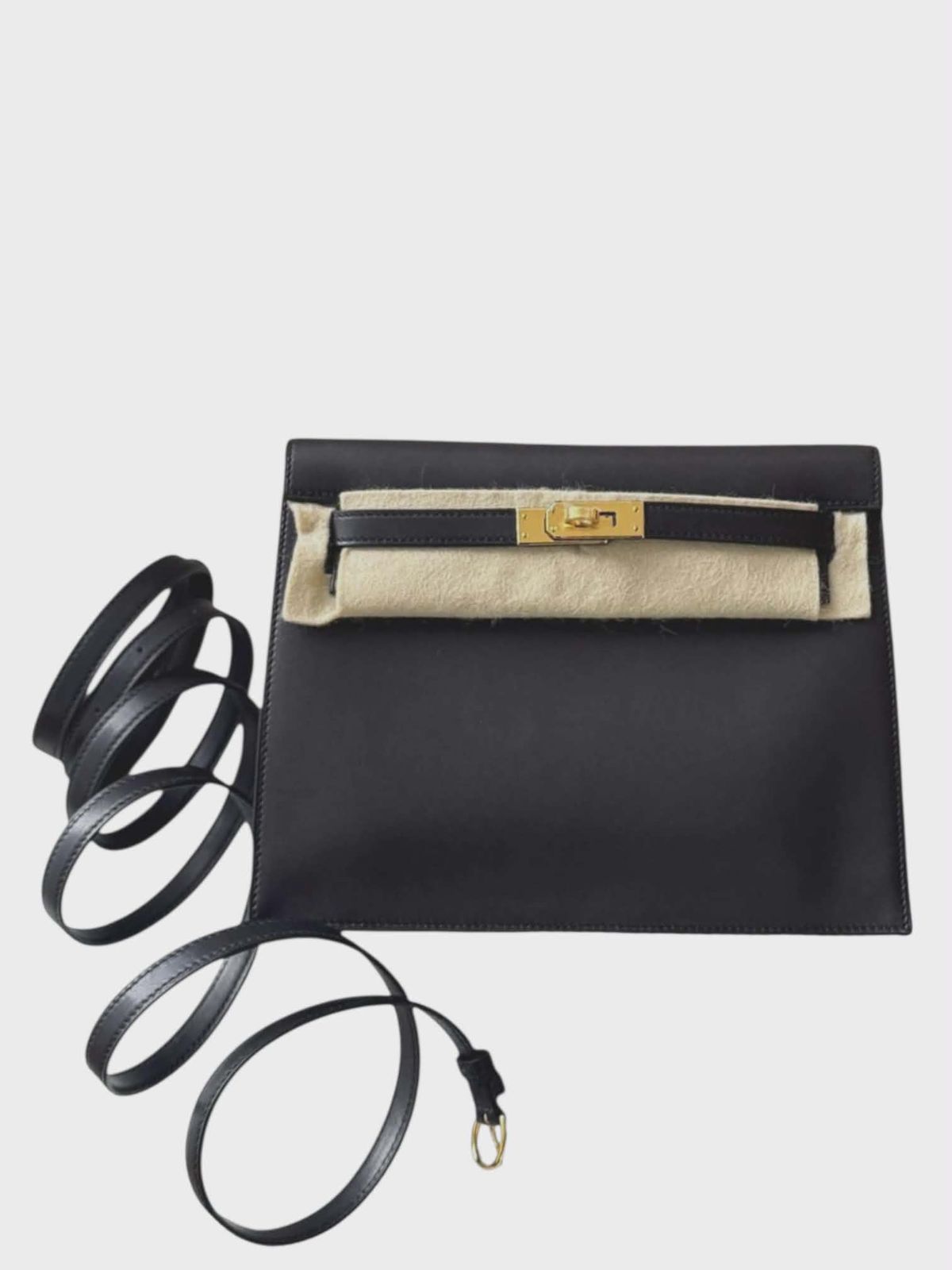Hermes Kelly Danse Noir Volupto GHW