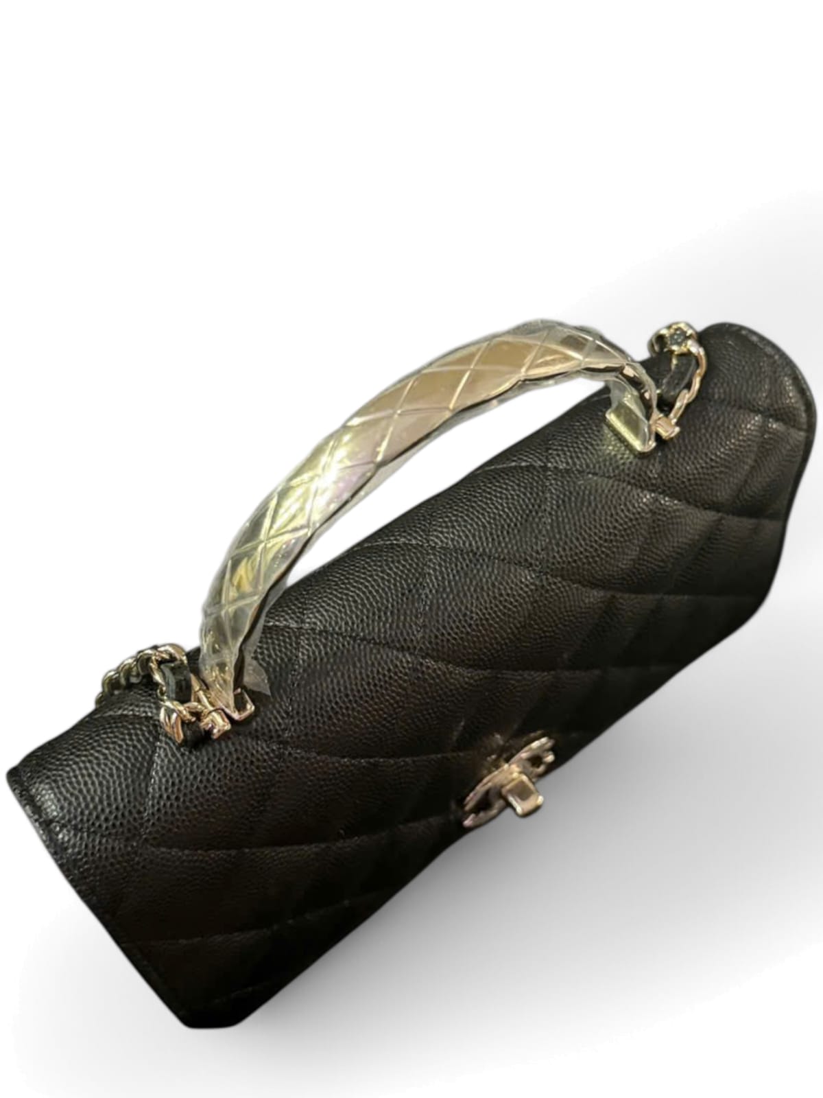 Chanel Wallet On Chain Handle Black Caviar AGHW 25S