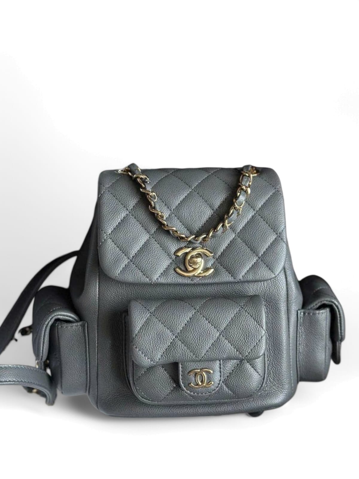 Chanel BackpacMedium Dark Caviar LGHW
