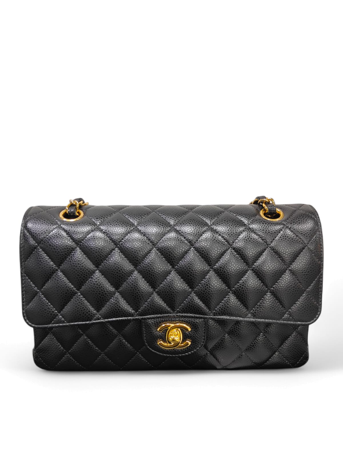 Chanel Classic Medium Black Caviar GHW