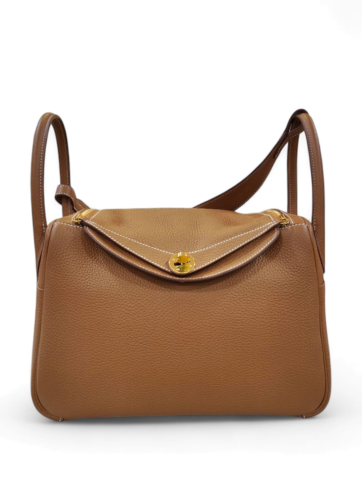 Hermes Lindy 30 Gold Clemence GHW