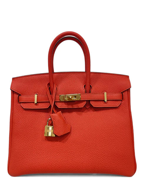 Hermes Birkin Retourne 25 Capucine Togo GHW