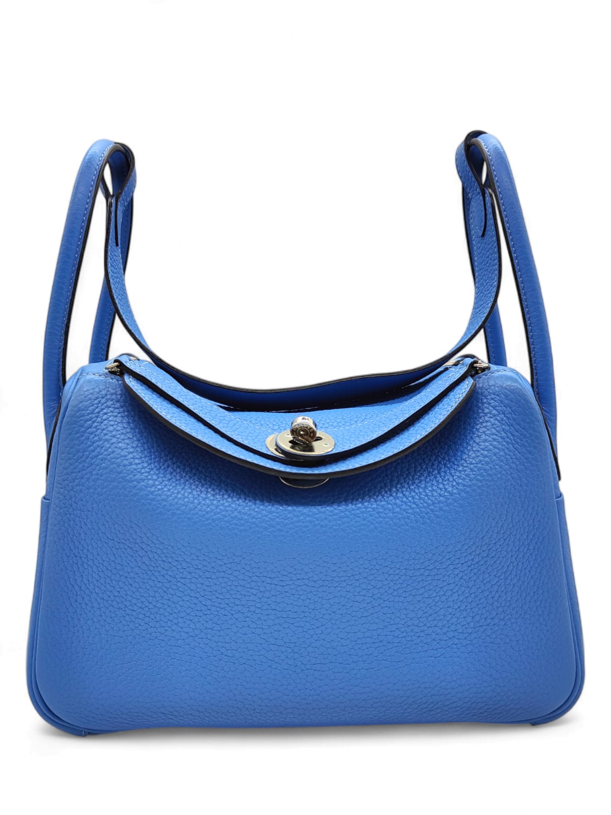 Hermes Lindy 26 Blue Paradis Clemence PHW