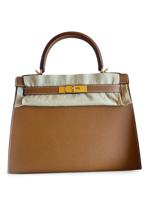Hermes Kelly Sellier 28 Gold Epsom GHW