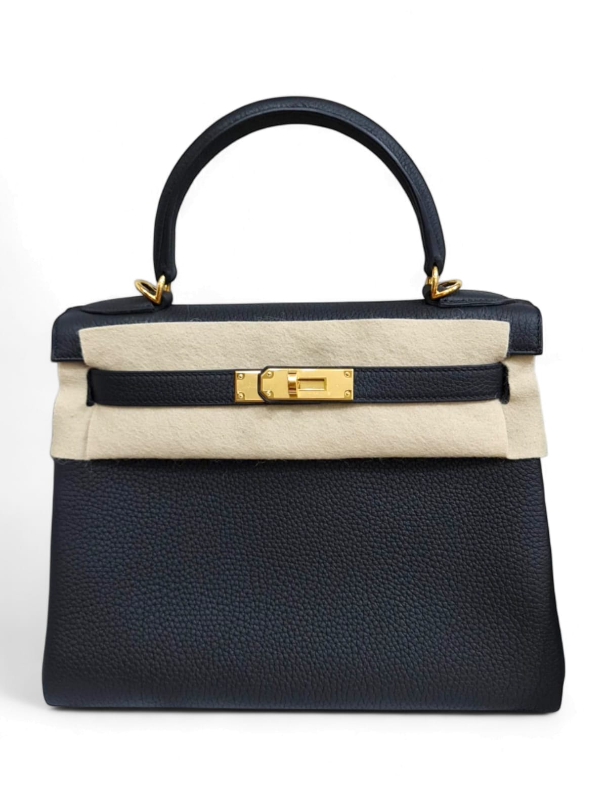 Hermes Kelly Retourne 28 Noir Togo GHW