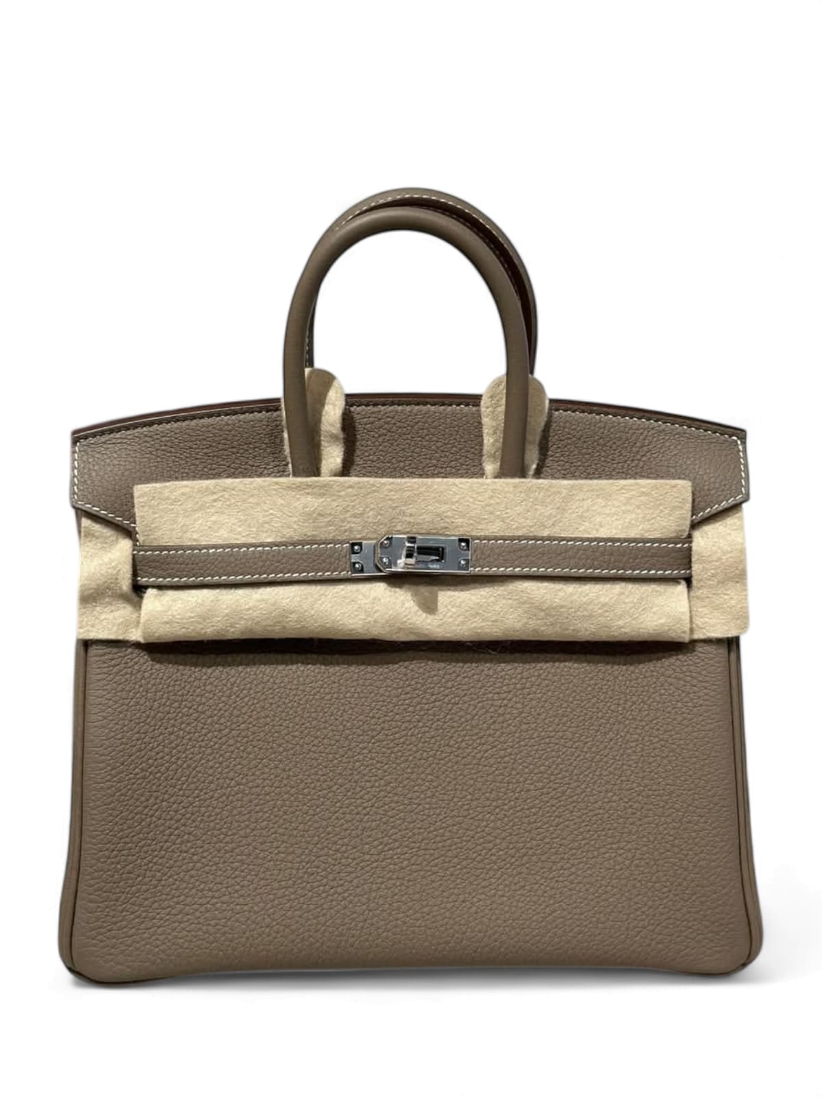 Hermes Birkin Retourne 25 Etoupe Togo PHW