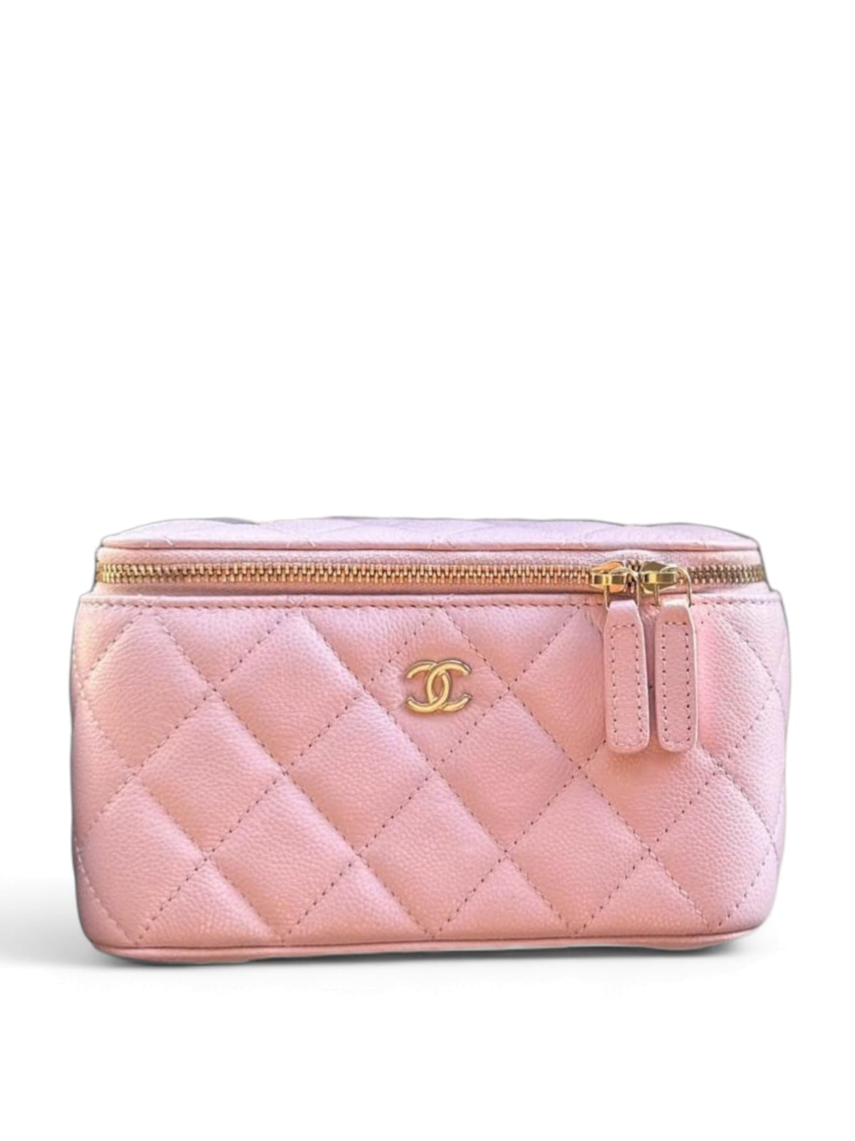 Chanel Vanity With Chain Pink Caviar LGHW