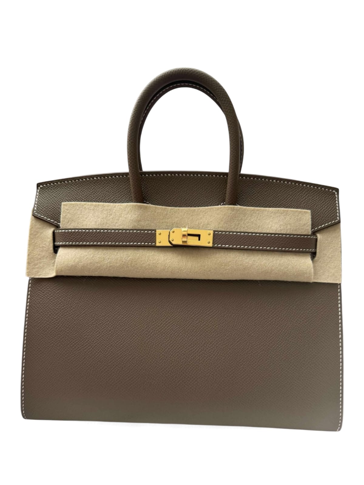 Hermes Birkin Sellier 25 Etoupe Epsom GHW
