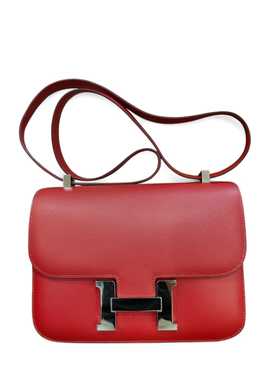 Hermes Constance 24 Rouge Garance Epsom PHW