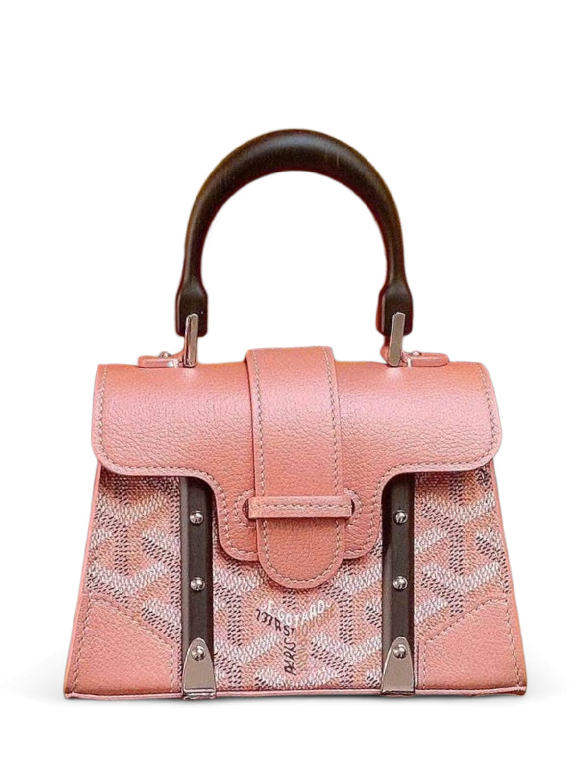 Goyard Saigon Structure Micro Pearly Pink Canvas PHW