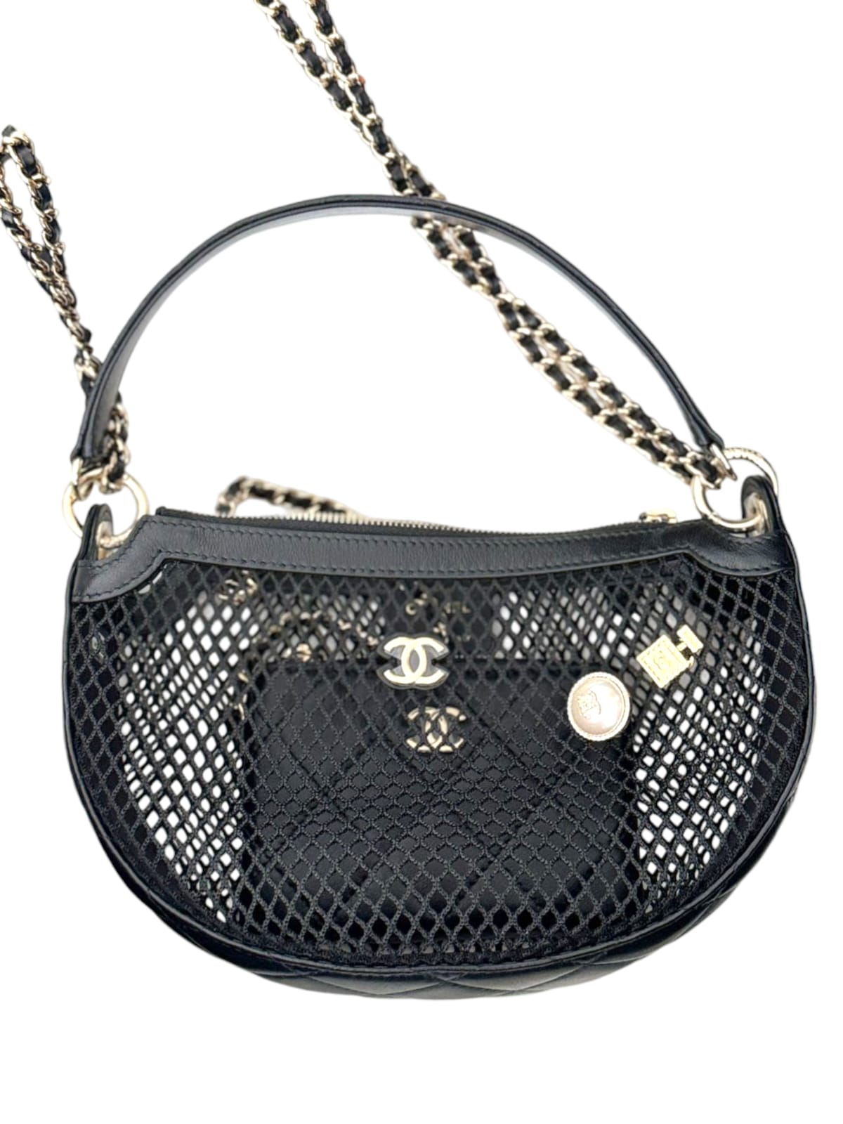 Chanel With Chain Black LGHW 25S