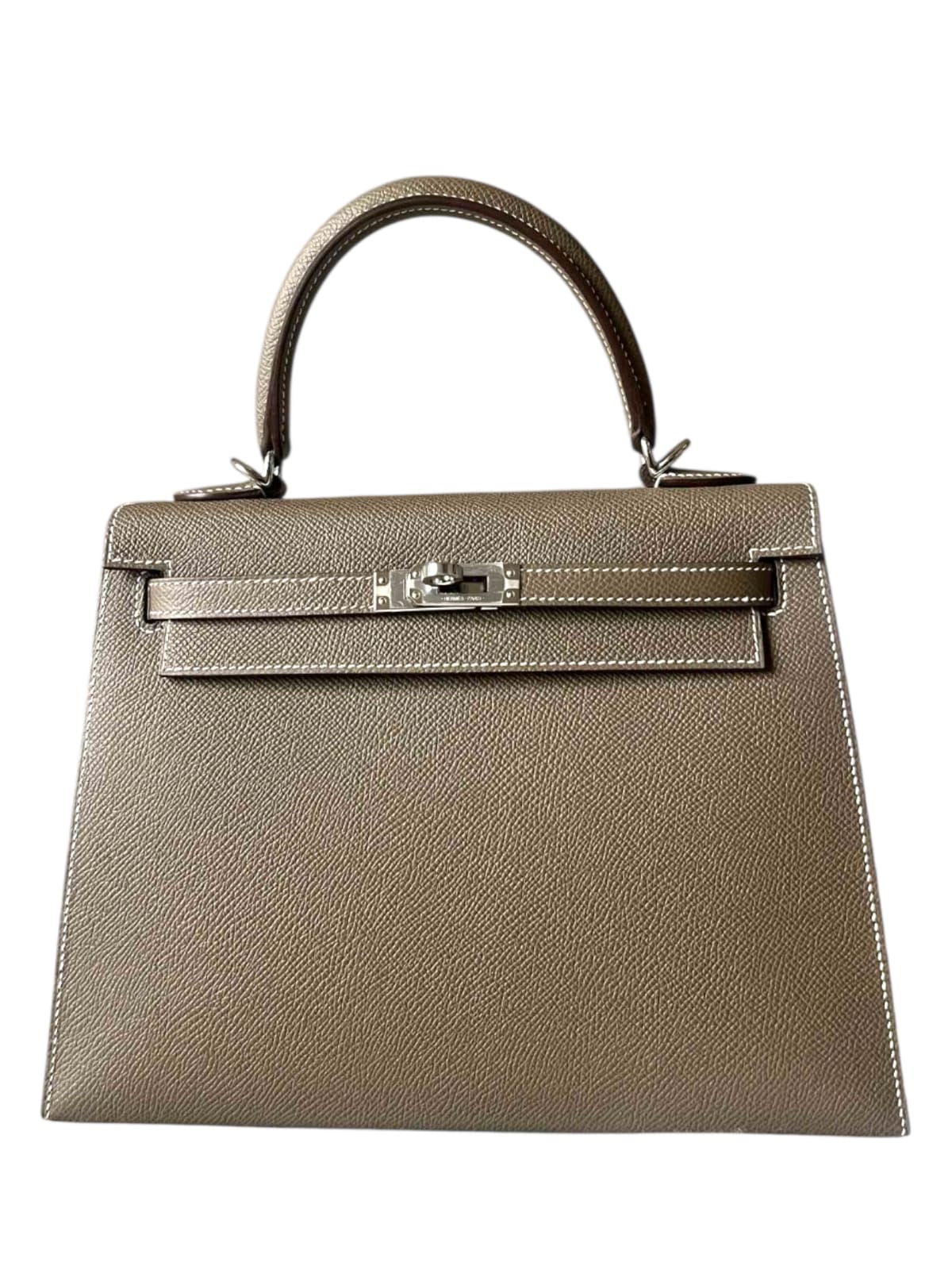 Hermes Kelly Sellier 25 Etoupe Epsom PHW