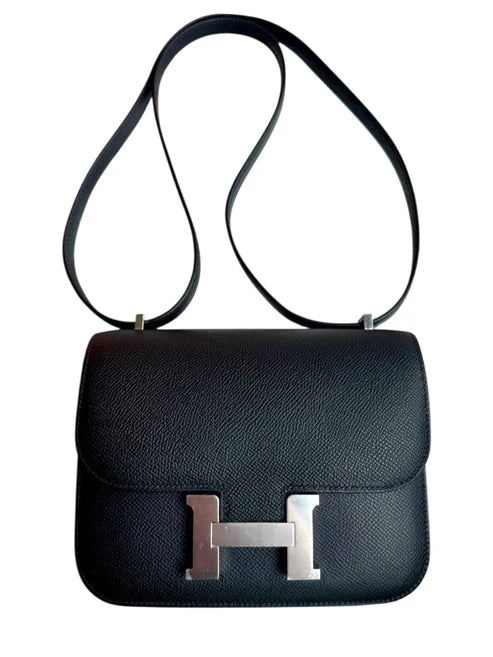 Hermes Constance 18 Noir Epsom PHW