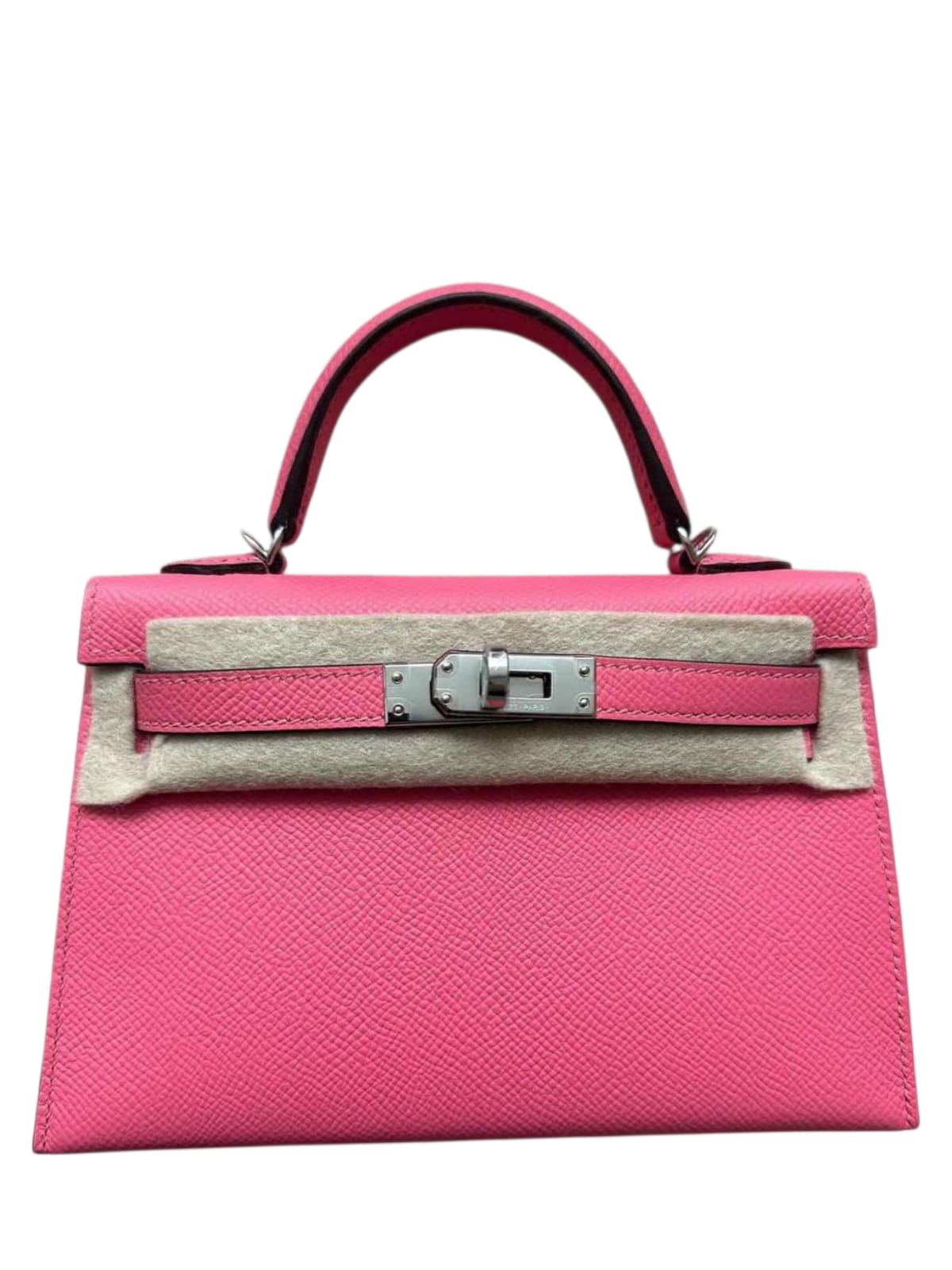 Hermes Kelly Sellier 20 Rose Azalee Epsom PHW
