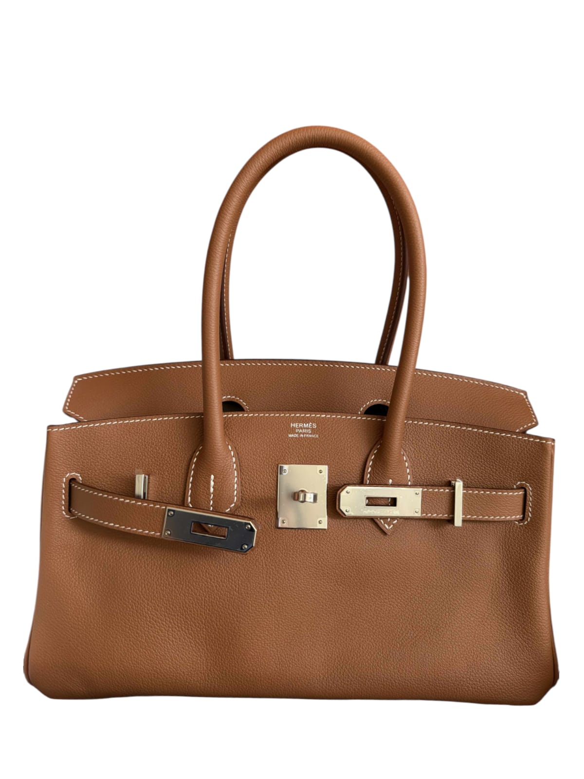 Hermes Retourne 29 Shoulder Gold Evercolor PHW