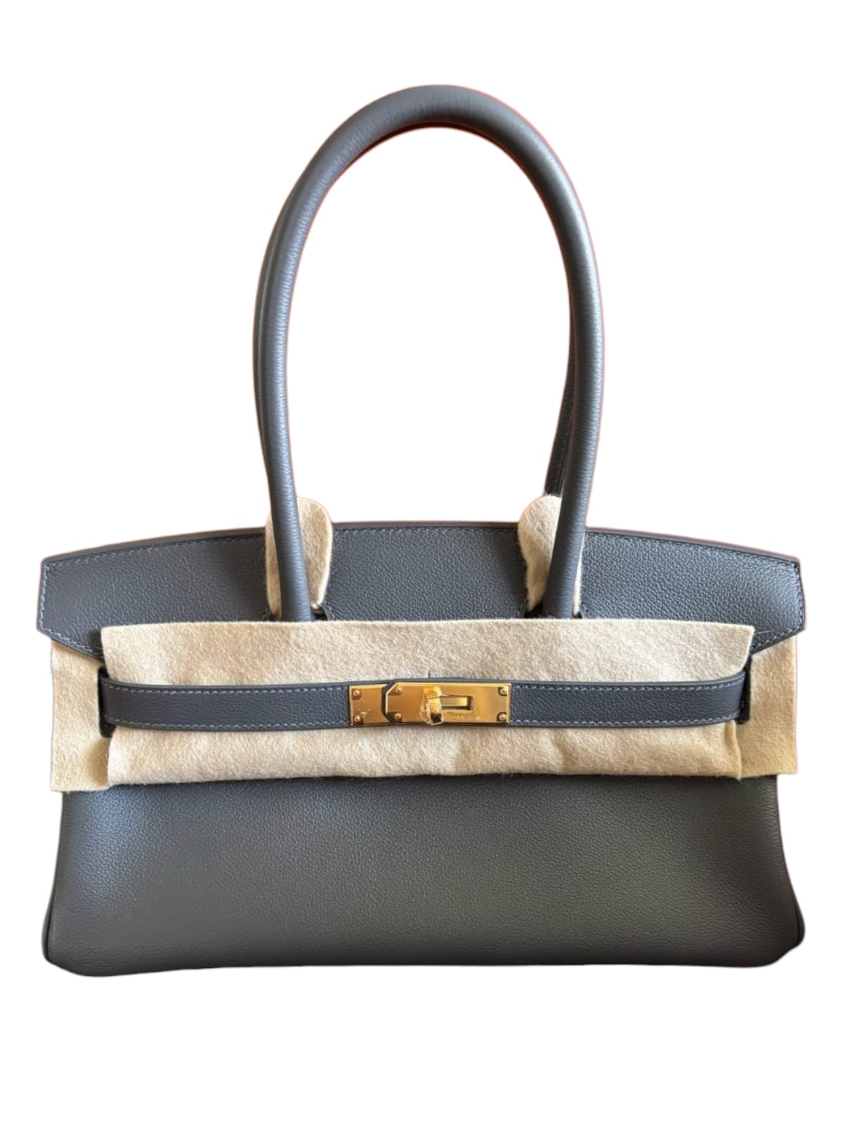 Hermes Retourne 29 Shoulder Ardoise Evercolor GHW