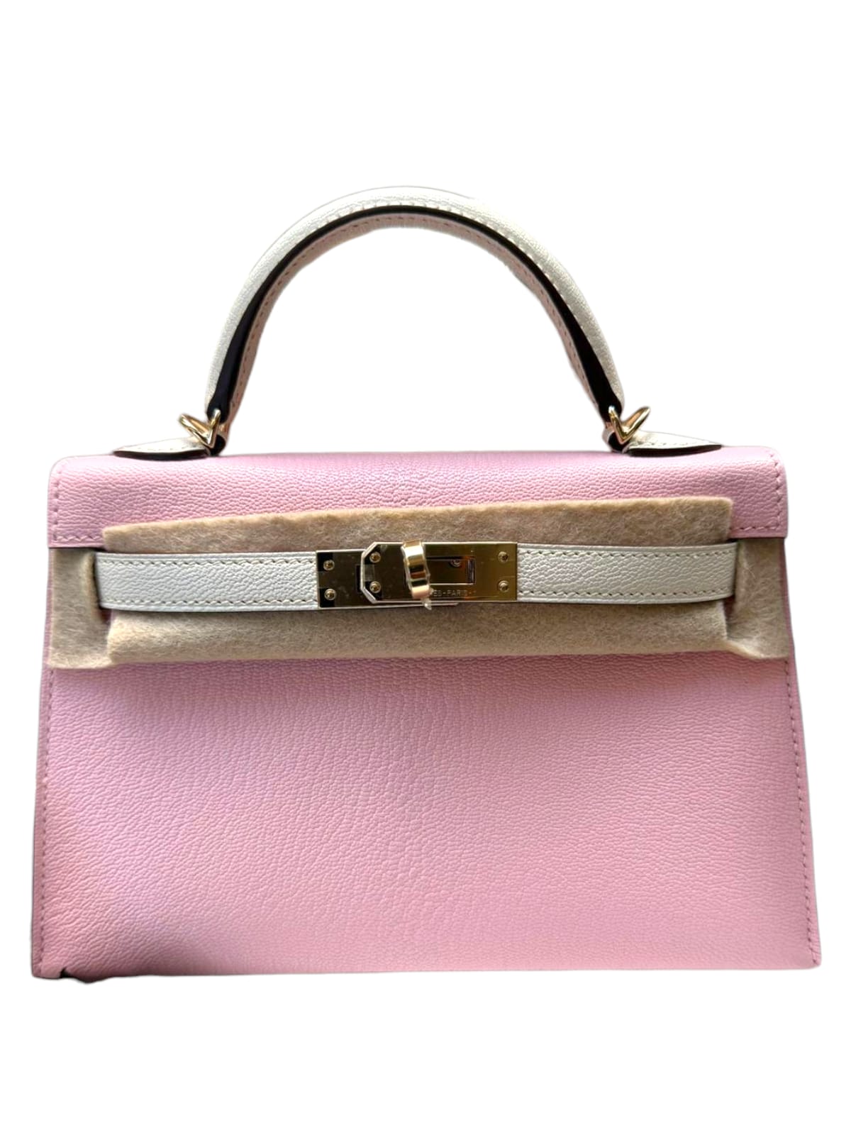 Hermes Kelly Sellier 20 Hss Rose Sakura Nata Chevre Permabrass Hardware