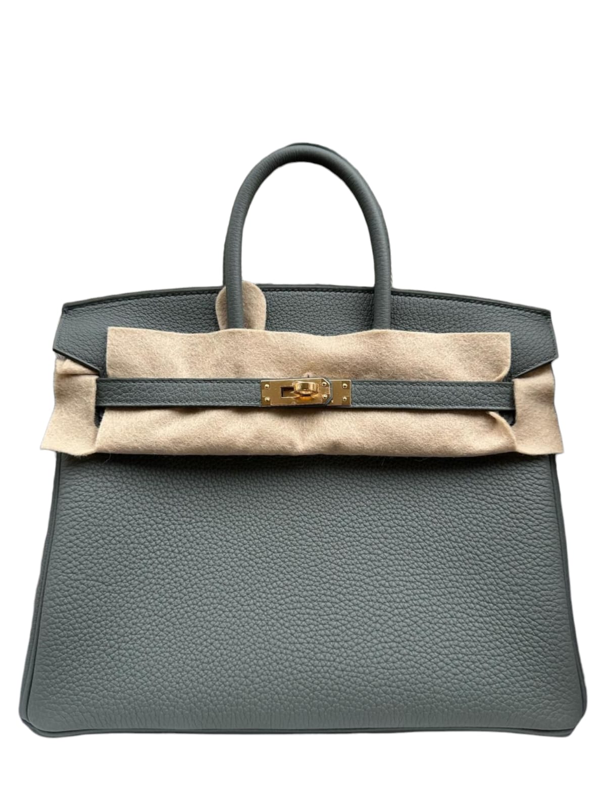 Hermes Birkin Retourne 25 Vert Amande Togo GHW
