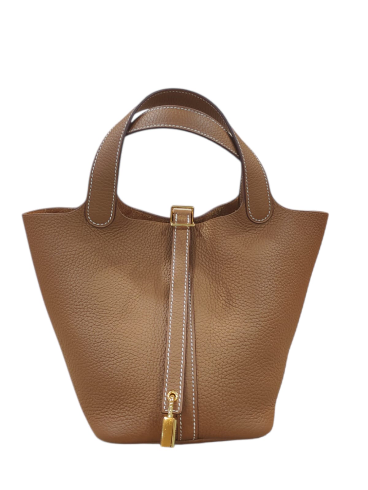 Hermes Picotin 18 Gold Clemence GHW