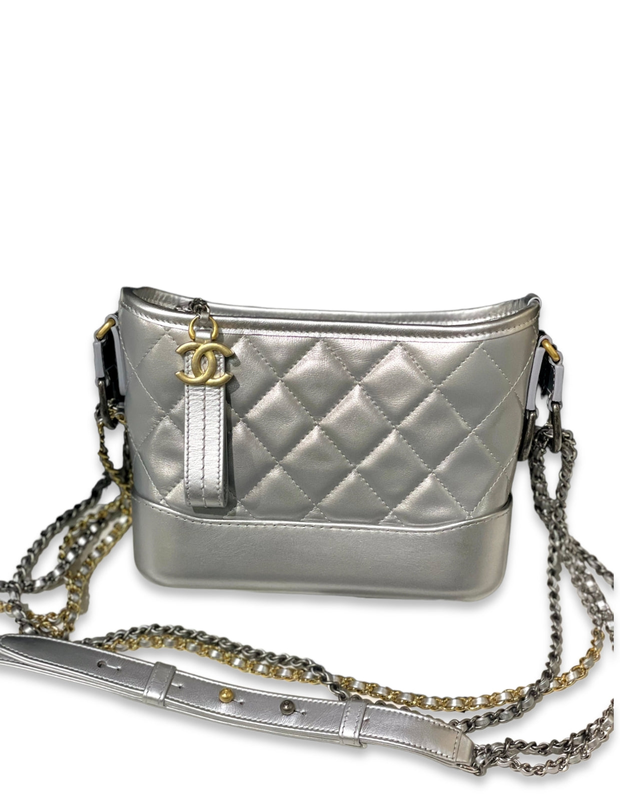 Chanel discount gabrielle silver