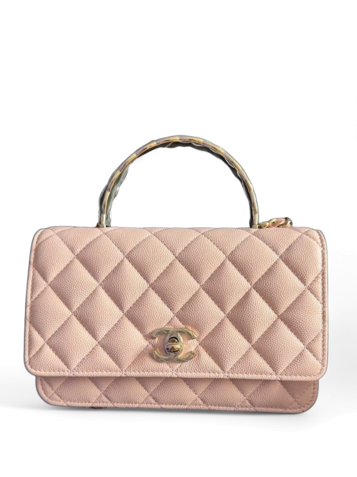 Chanel Wallet On Chain Handle Pink Caviar AGHW 25S