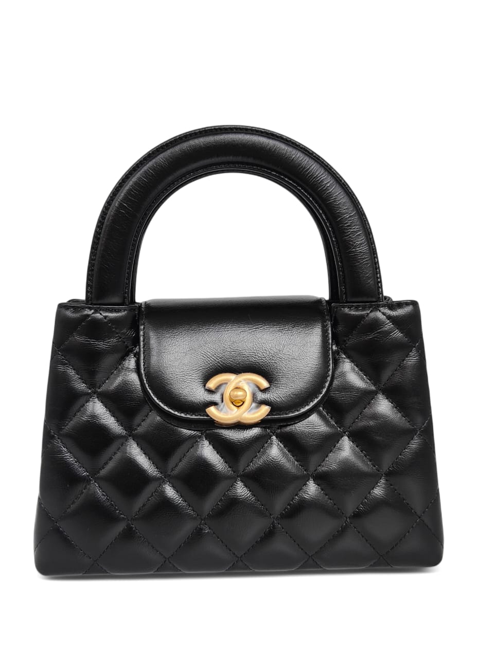 Chanel Kelly Mini Black Lambskin AGHW