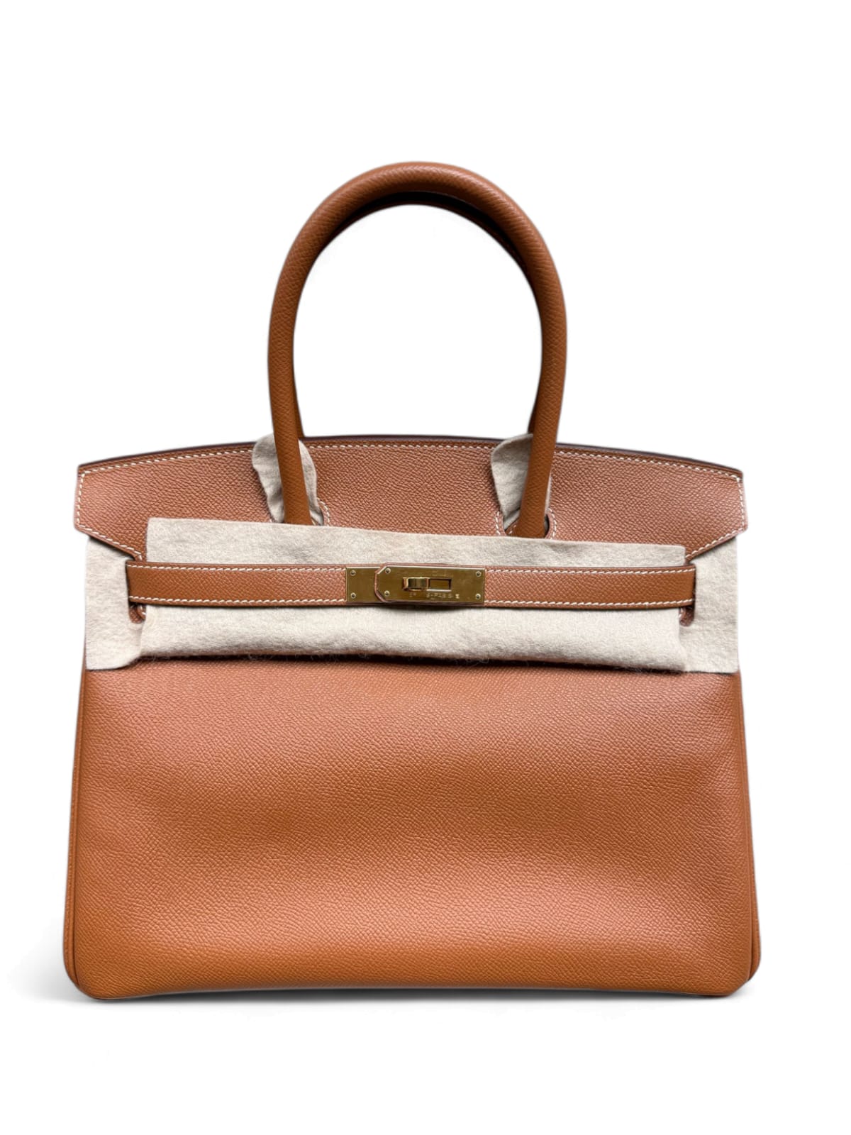 Hermes Birkin Retourne 30 Gold Epsom GHW