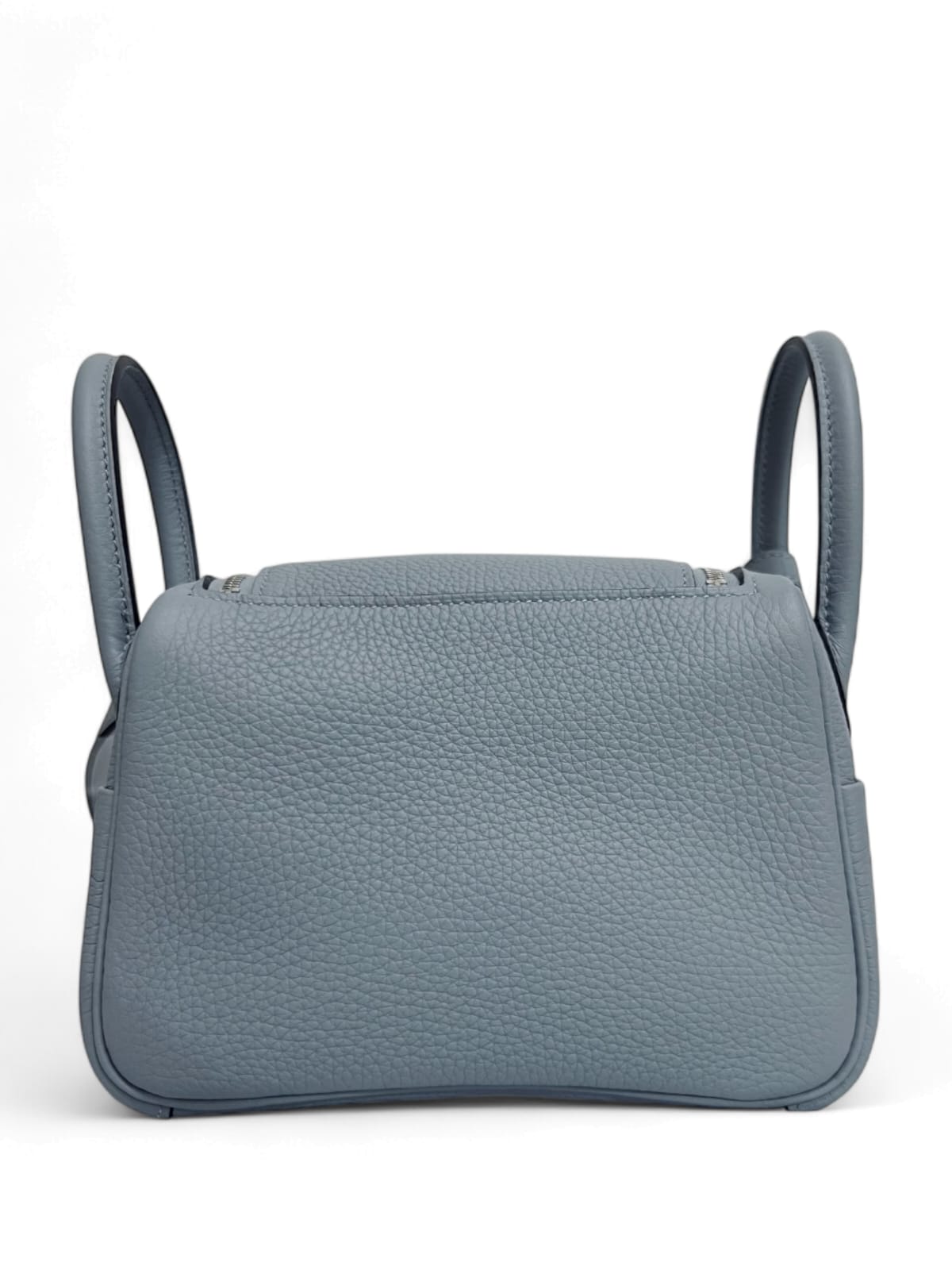 Hermes Mini Lindy II Gris Pantine Clemence PHW
