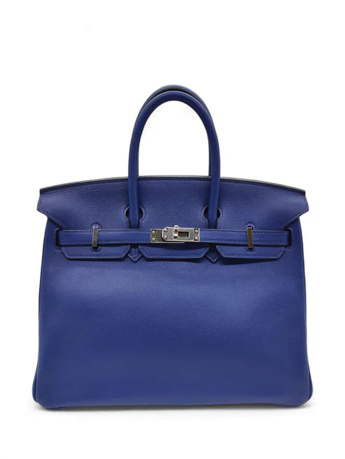 Hermes Birkin Retourne 25 Bleu Saphir Swift PHW