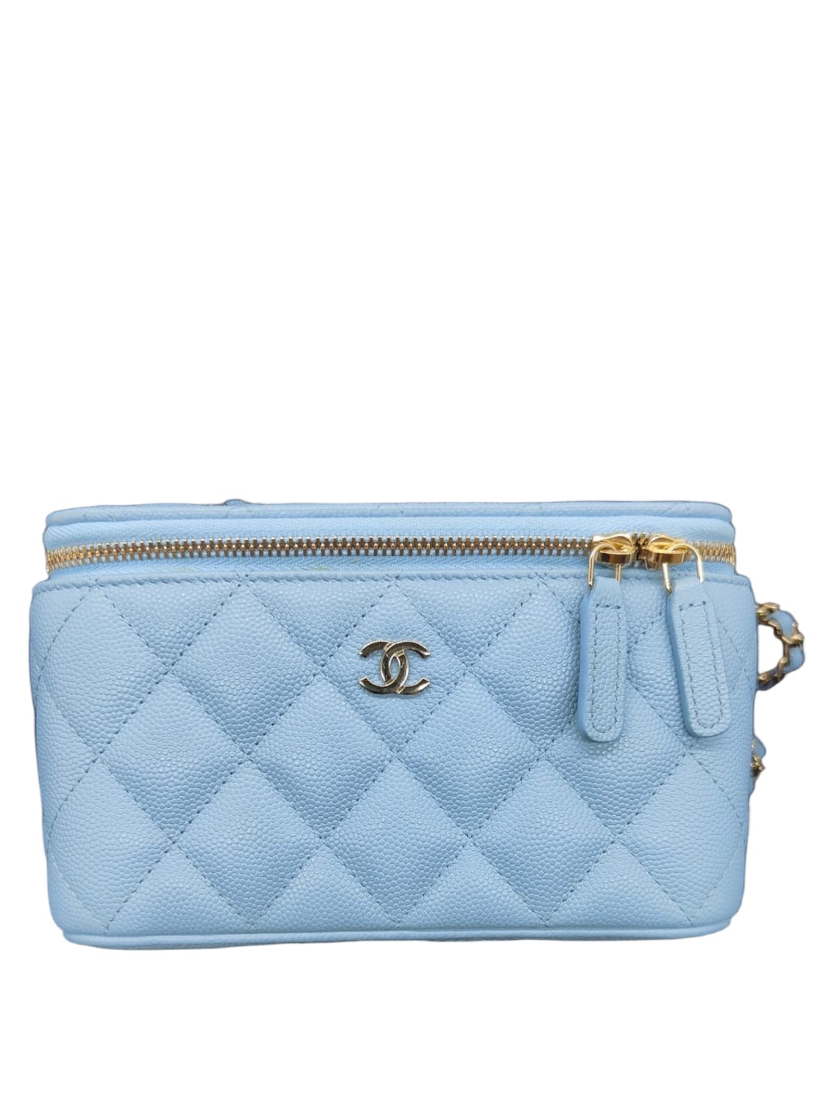 Chanel Vanity Blue Caviar LGHW