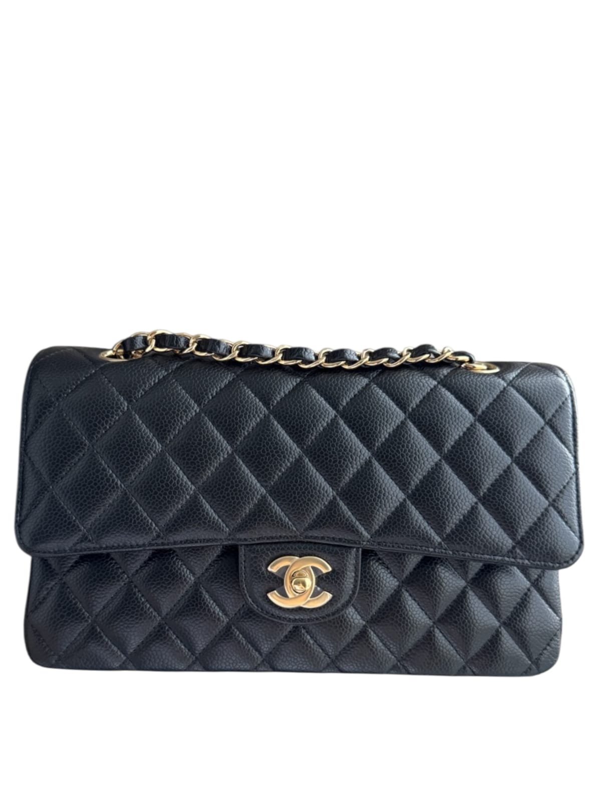 Chanel Classic Medium Black Caviar GHW