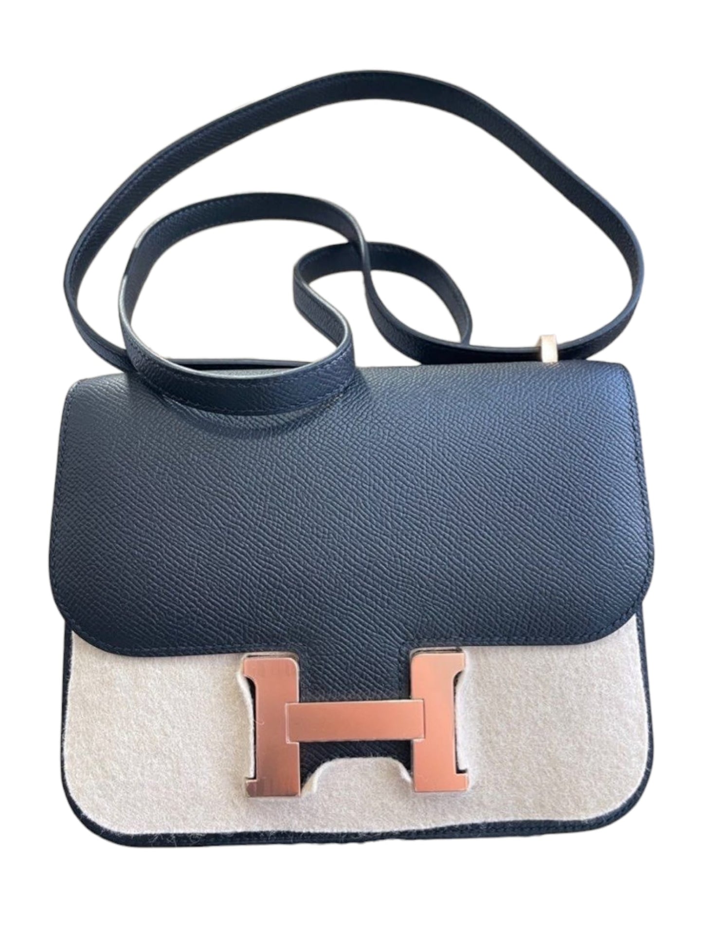 Hermes Constance 18 Noir Epsom RGHW