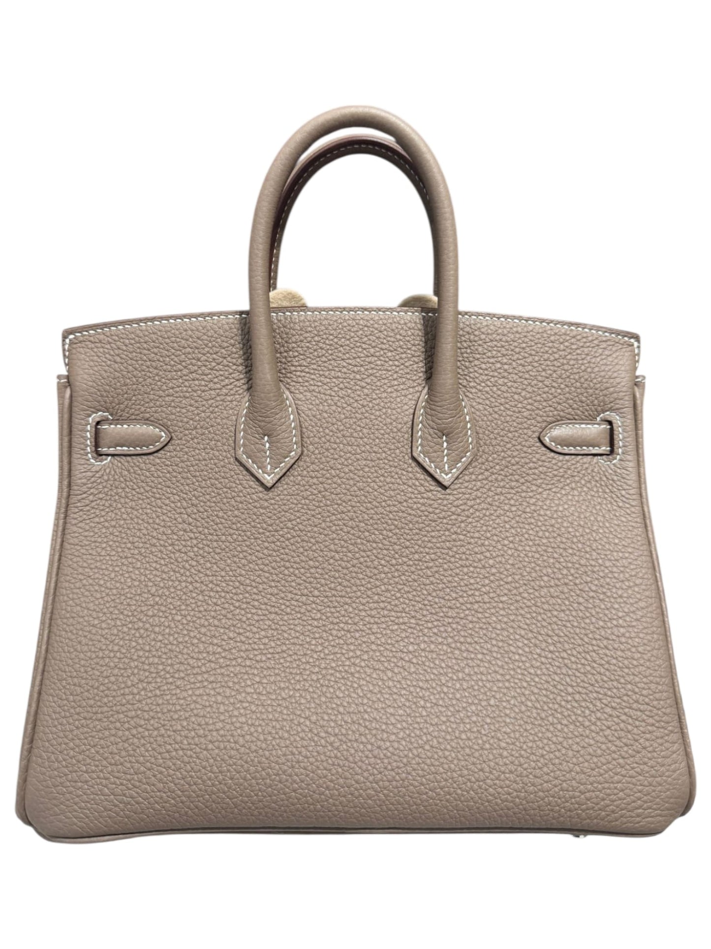 Hermes Birkin Retourne 25 Etoupe Togo Brushed Palladium Hardware