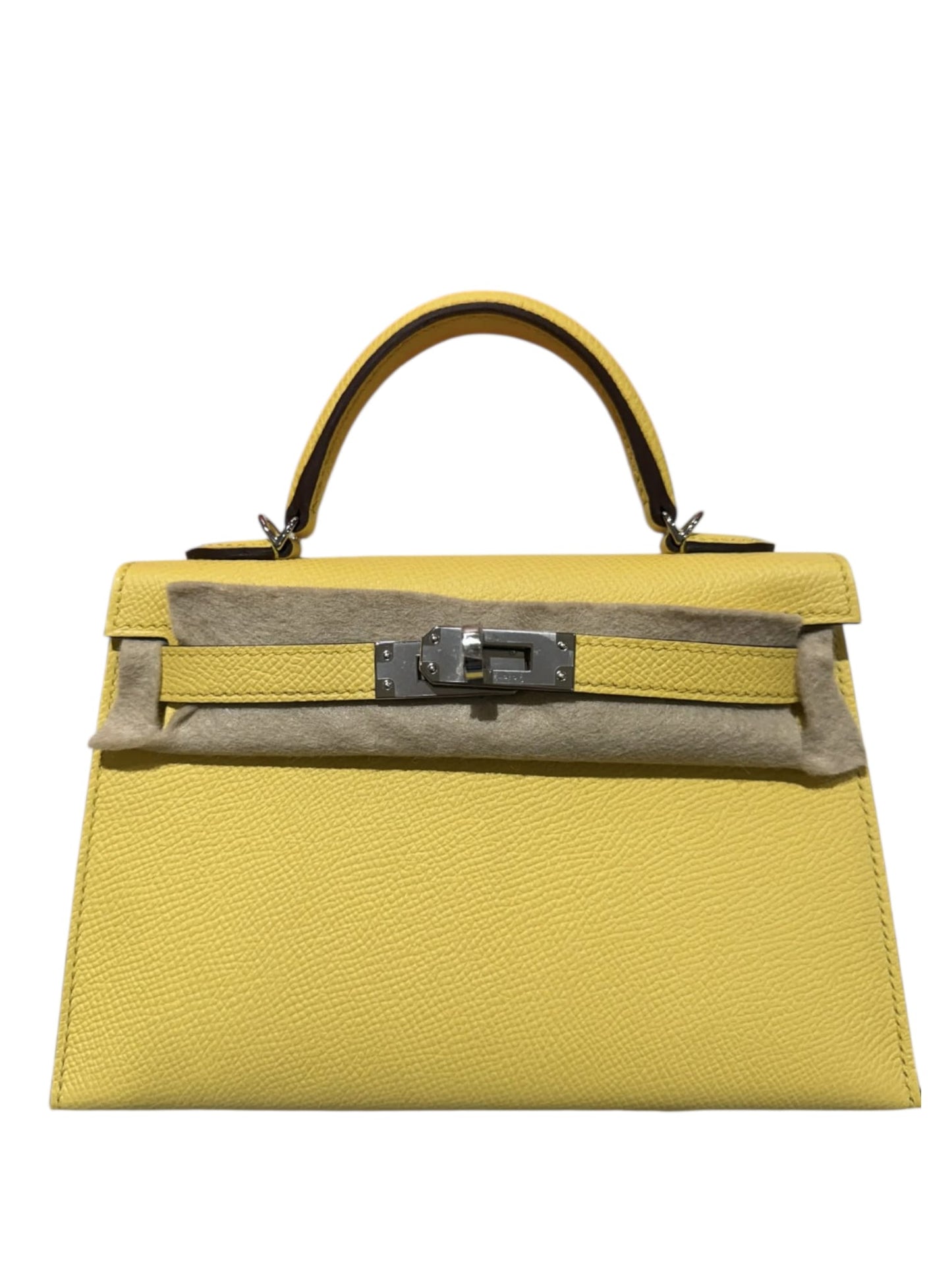 Hermes Kelly Sellier 20 Jaune Mango Epsom PHW
