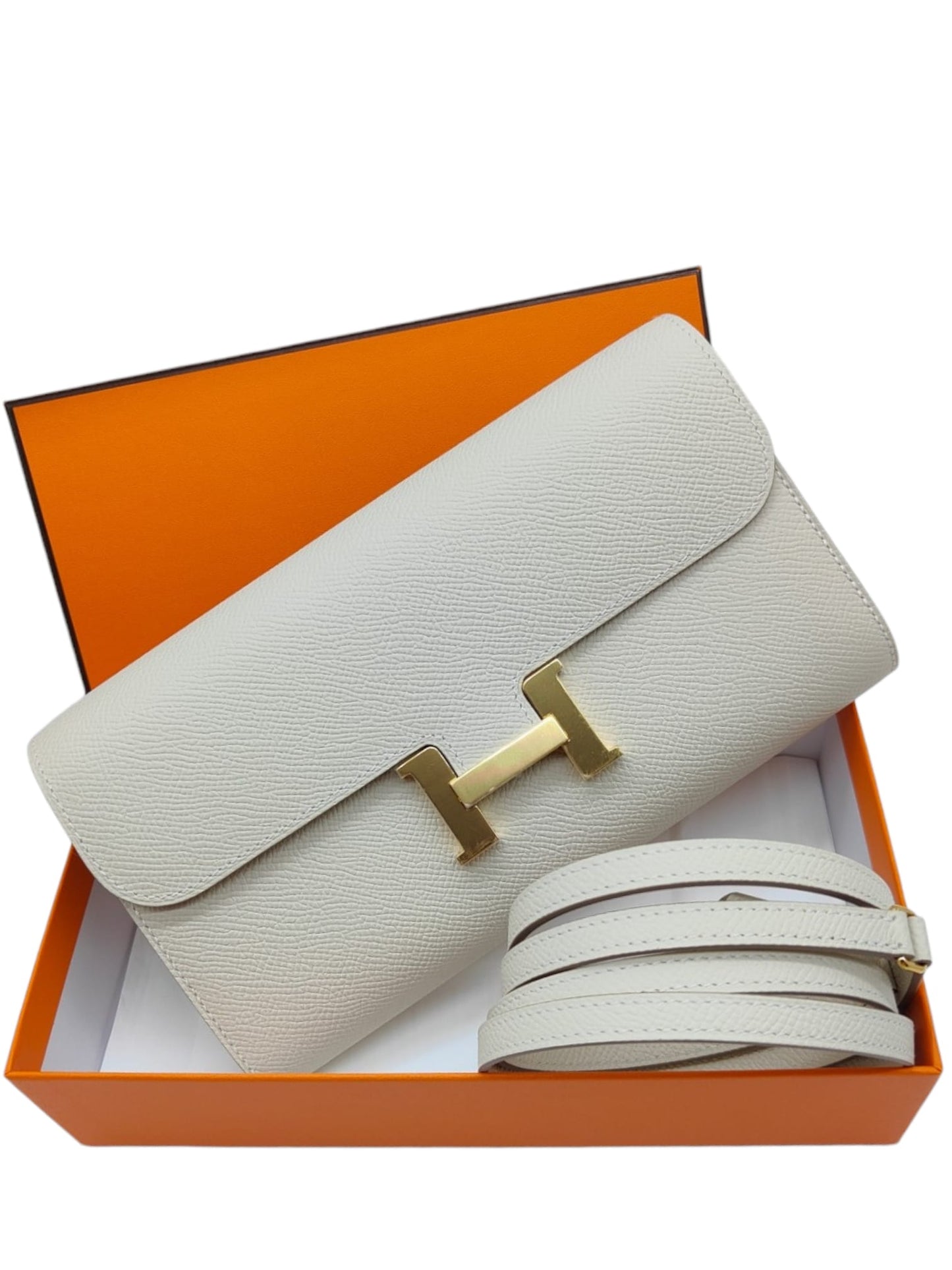 Hermes Constance To Go Craie Epsom GHW