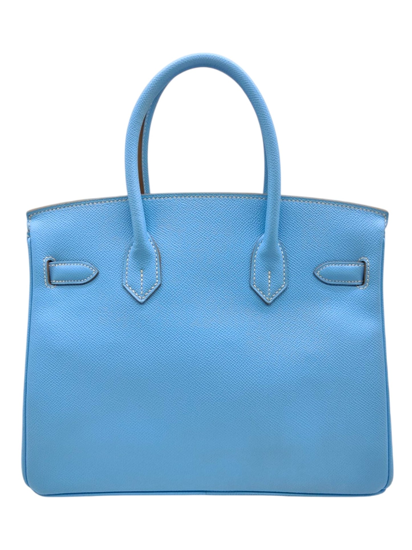 Hermes Birkin Retourne 30 Celeste Epsom PHW