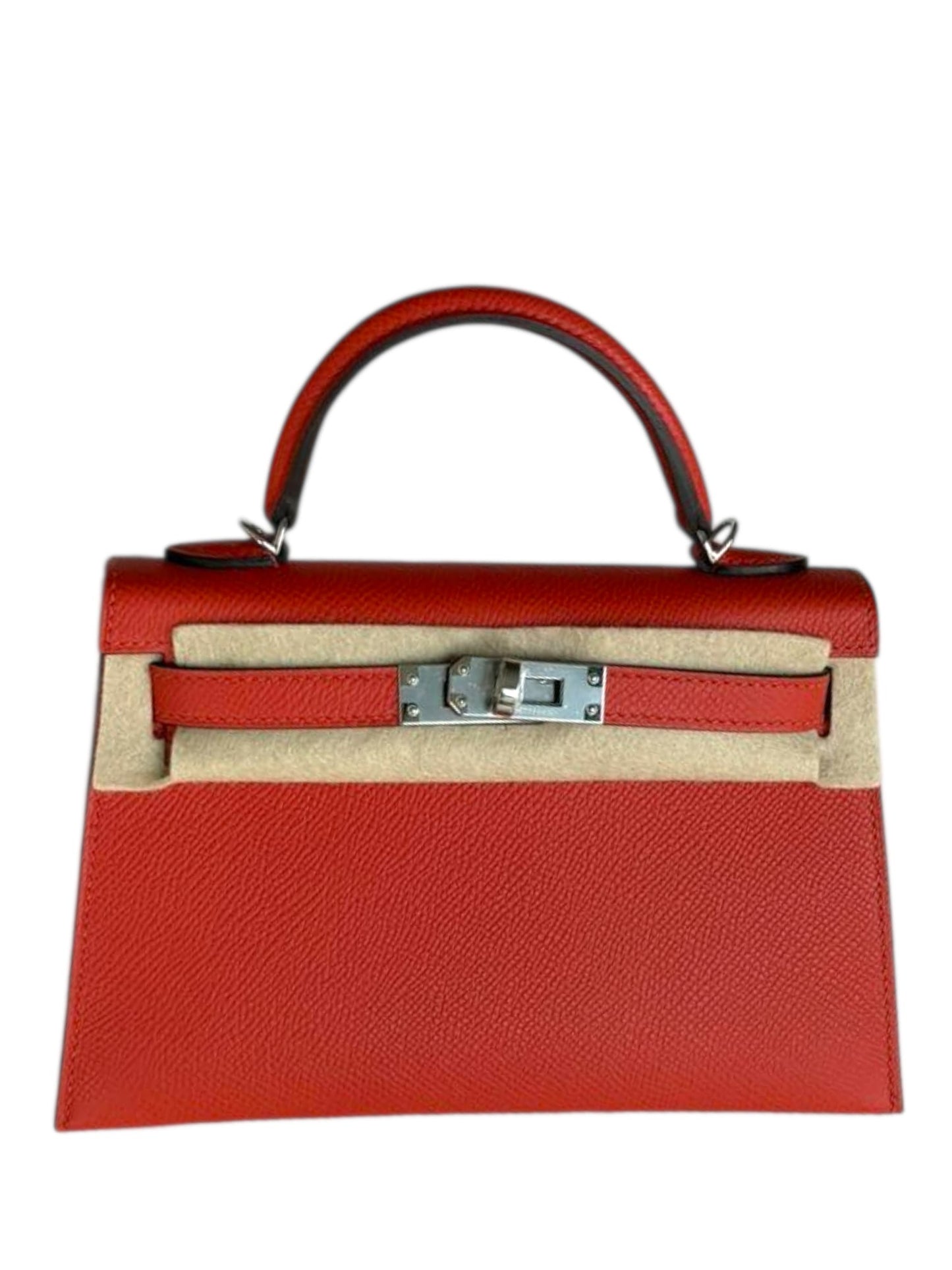 Hermes Kelly Sellier 20 Capucine Epsom PHW