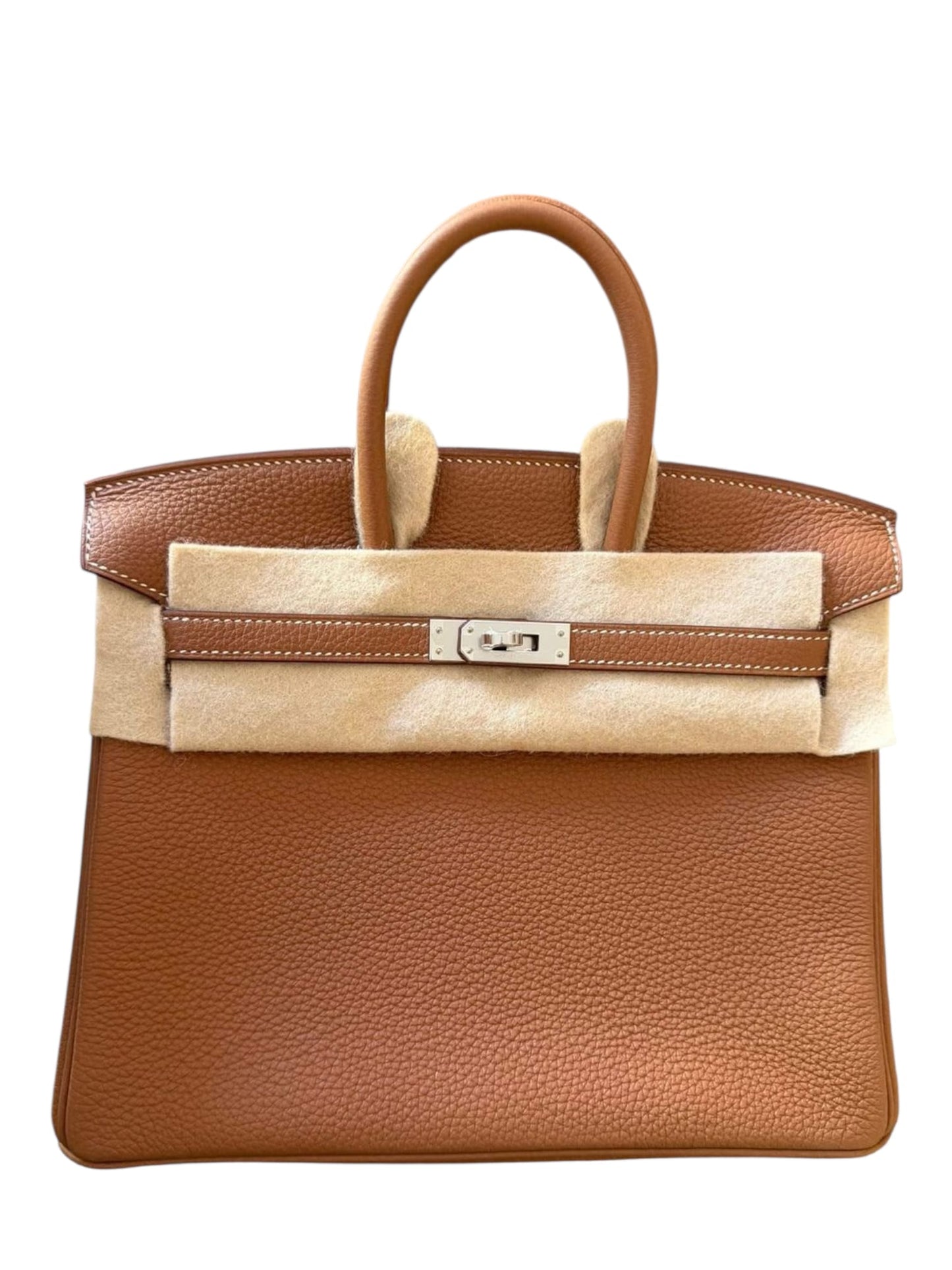 Hermes Birkin Retourne 25 Gold Togo PHW