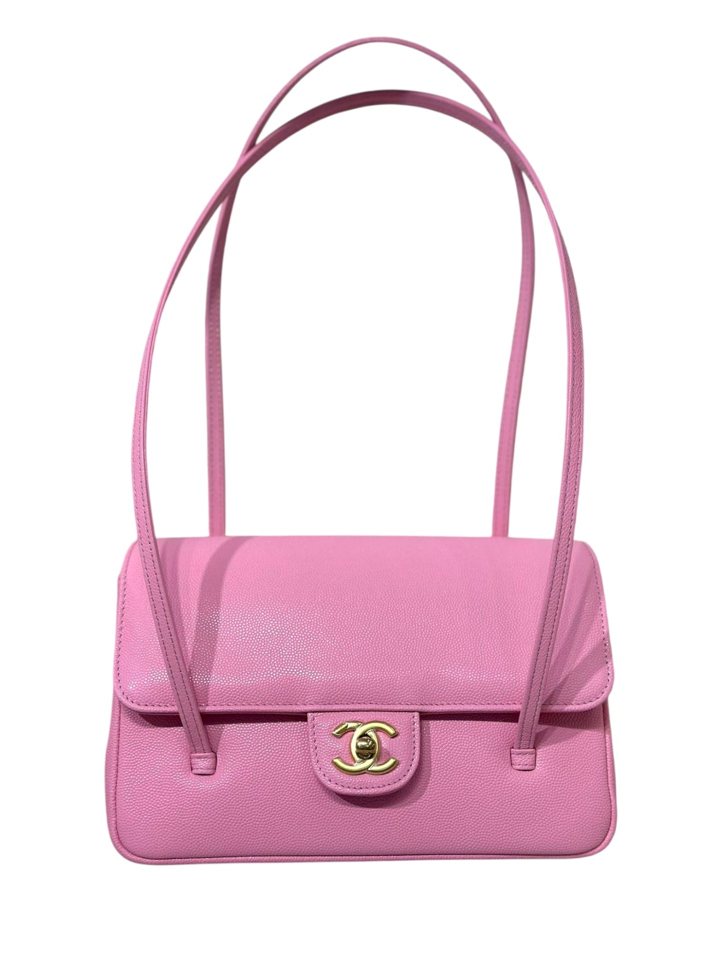 Chanel Preppy Small Pink Caviar AGHW