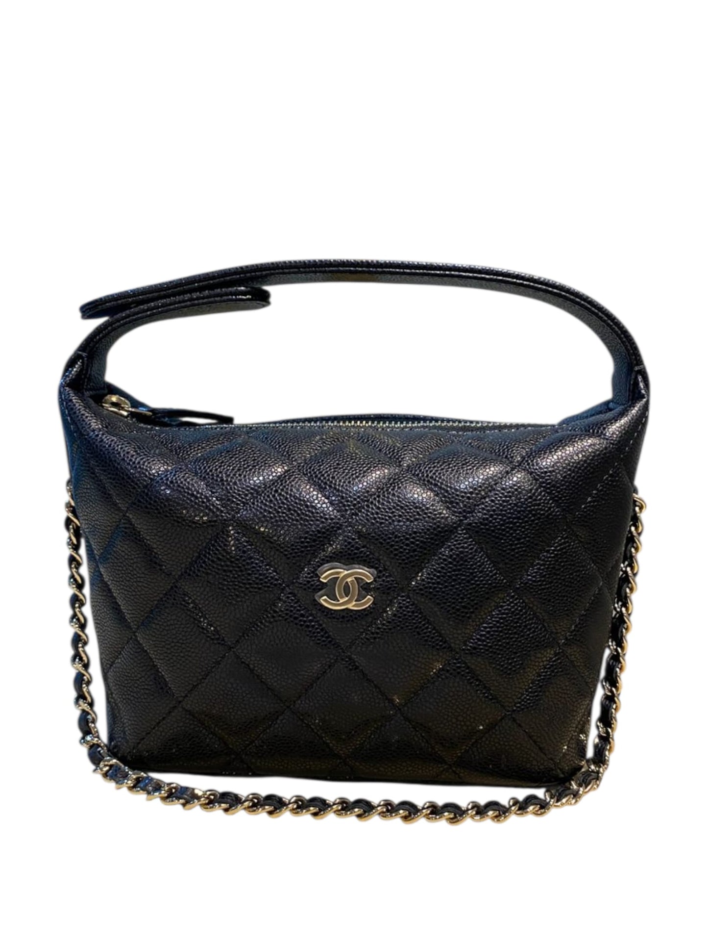 Chanel Hobo Mini Black Caviar LGHW
