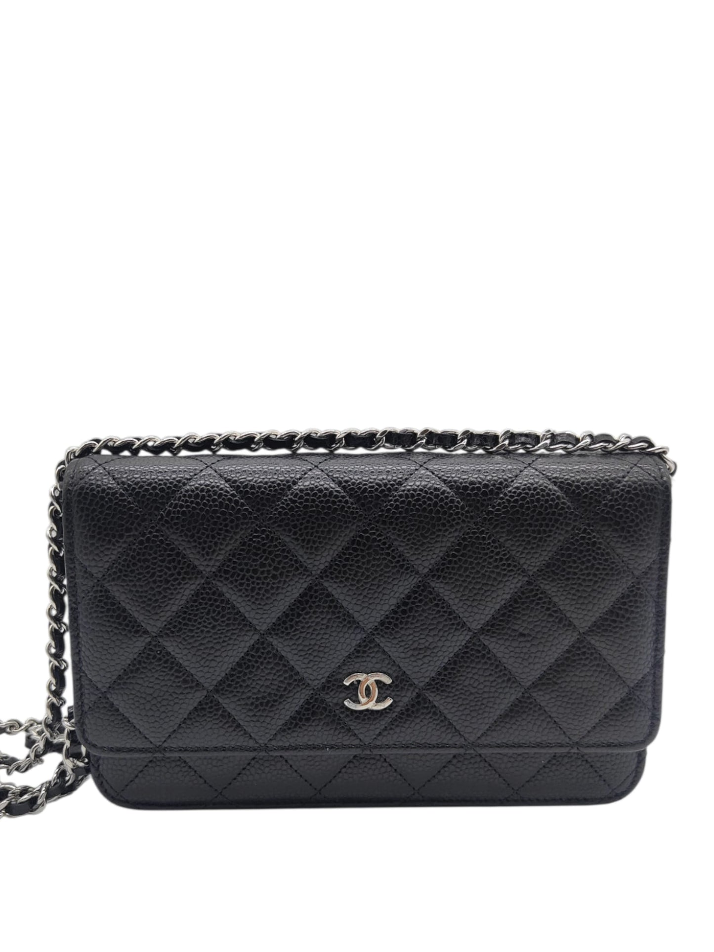 Chanel Woc Black Caviar SHW
