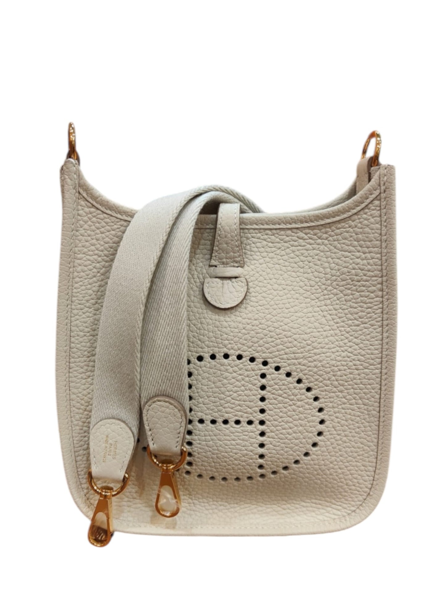 Hermes Evelyne Mini Craie Clemence GHW