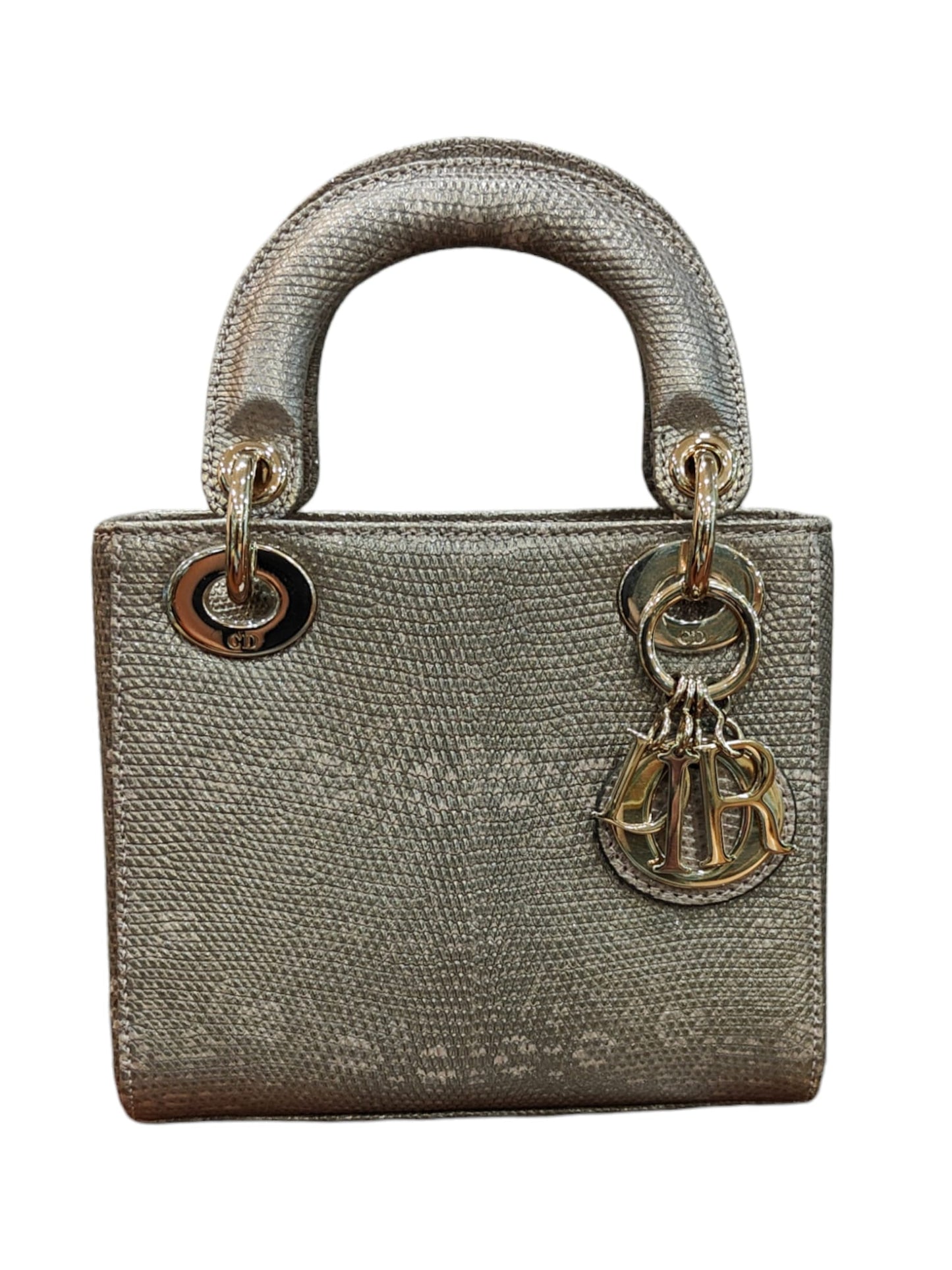 Lady Dior Mini Ombre Lizard LGHW