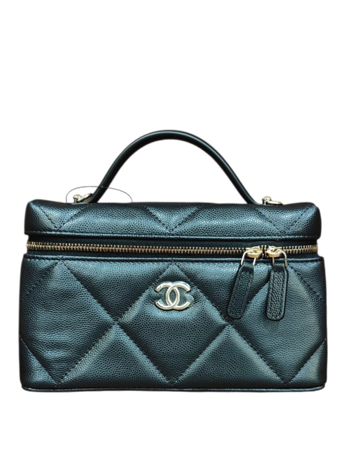 Chanel Vanity LP Handle Black Caviar LGHW