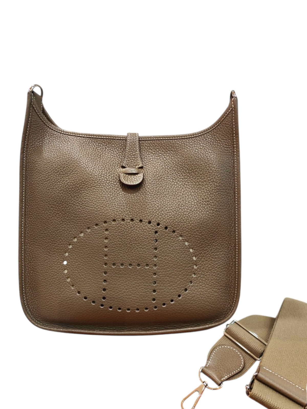 Hermes Evelyne PM Etoupe Clemence PHW