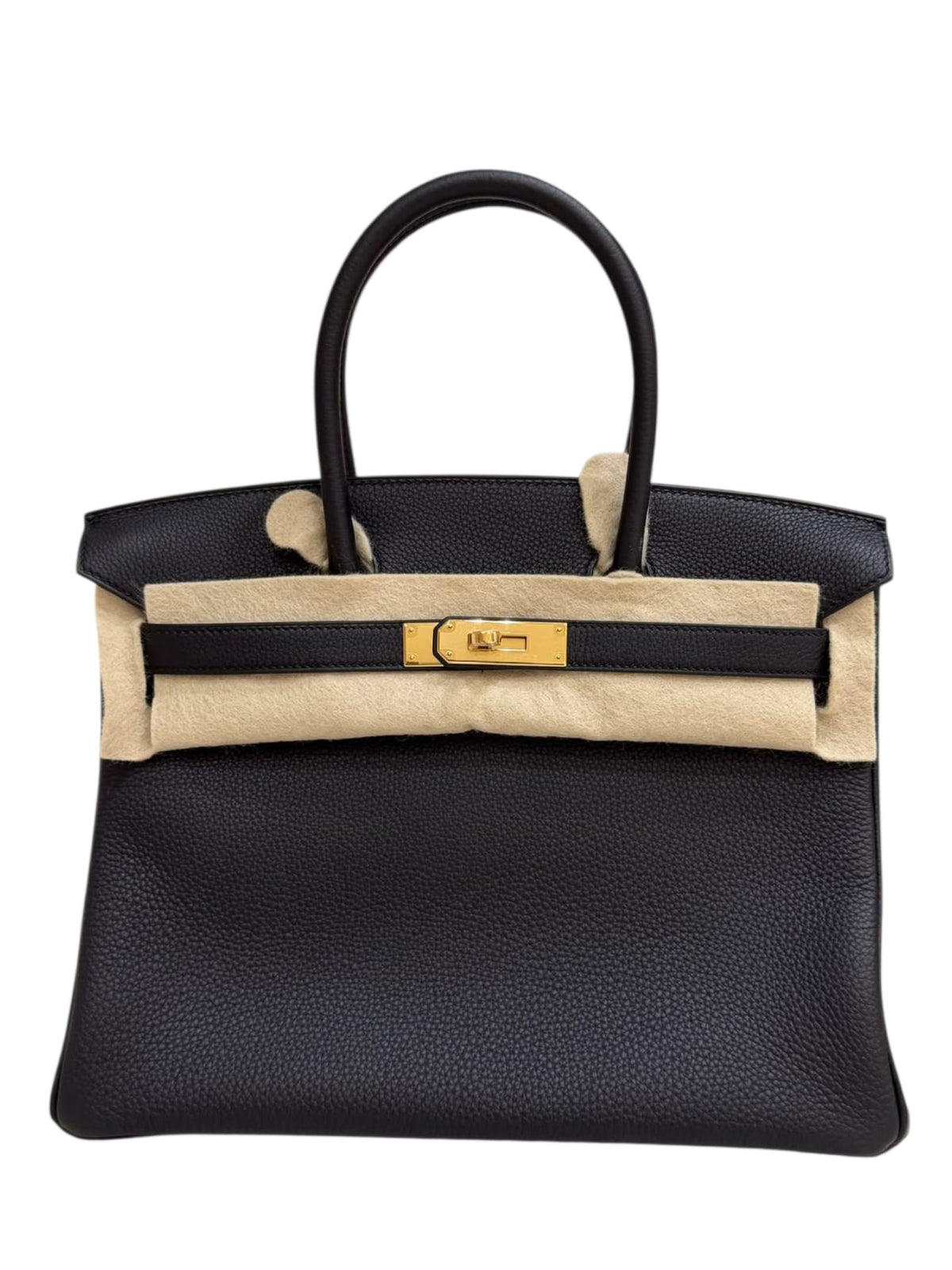 Hermes Birkin Retourne 30 Noir Togo GHW