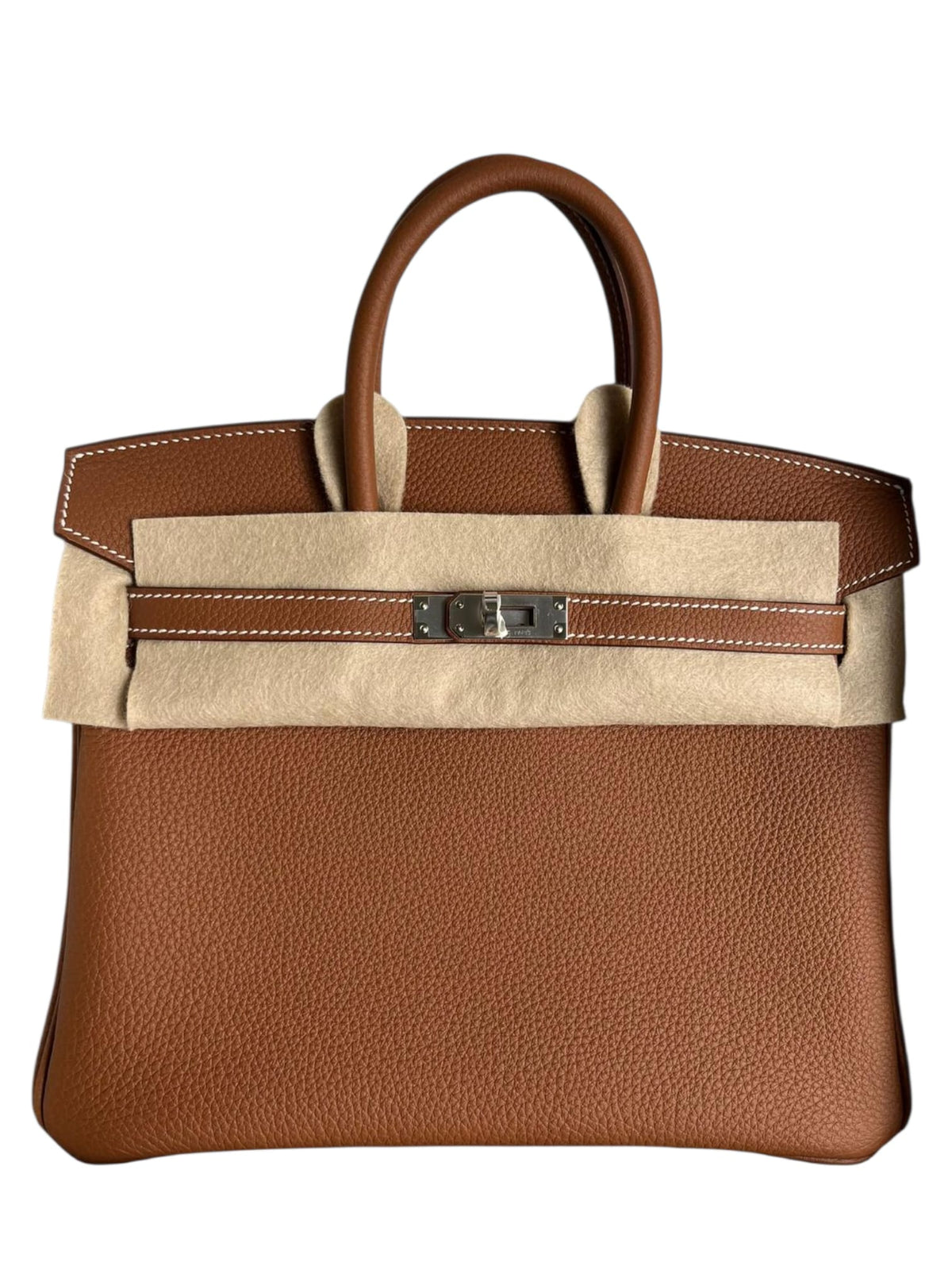Hermes Birkin Retourne 25 Gold Togo PHW
