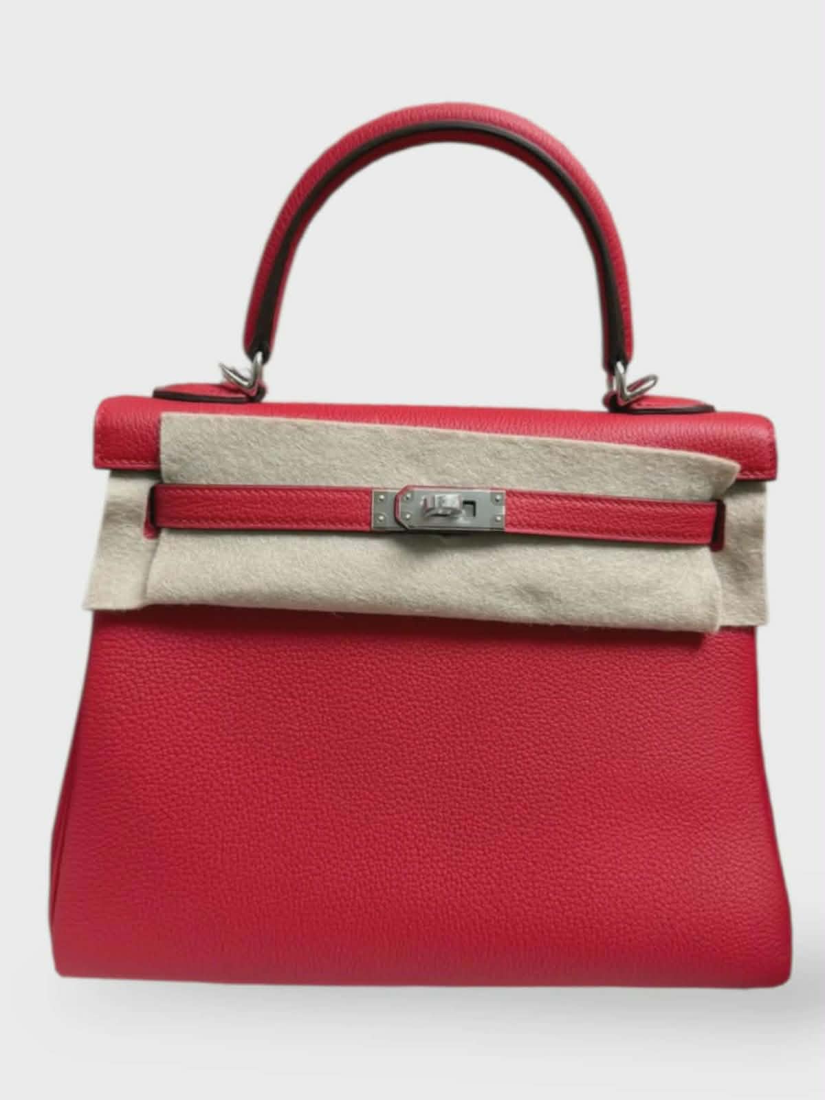 Hermes Kelly Retourne 25 Rouge Radieux Togo PHW
